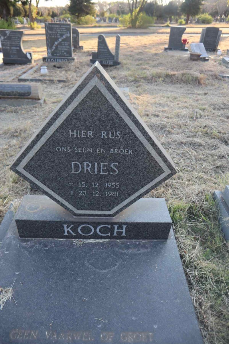 KOCH Dries 1955-1981