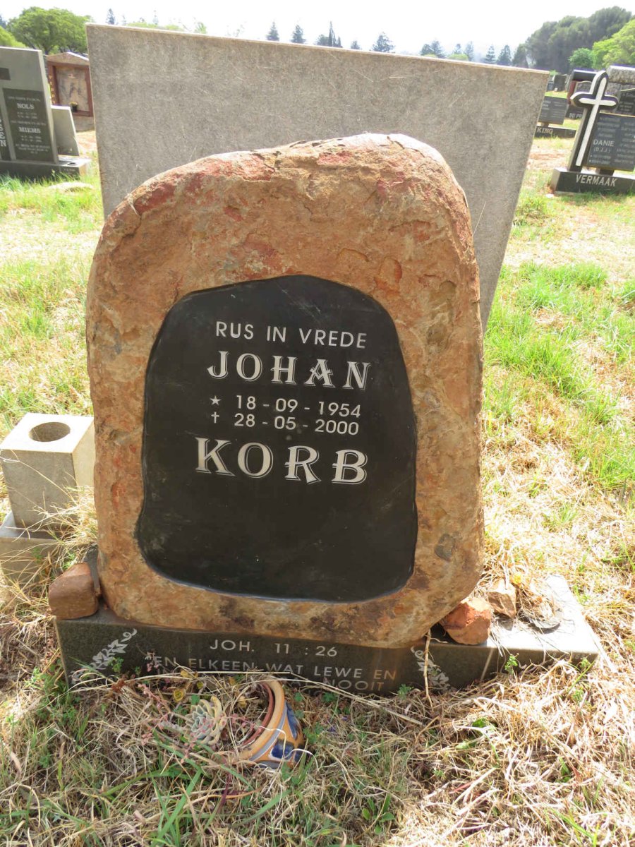 KORB Johan 1954-2000