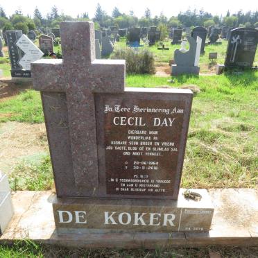 KOKER Cecil Day, de 1964-2016 