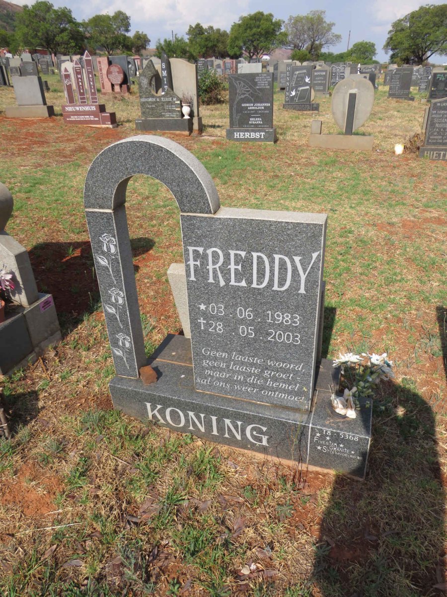 KONING Freddy 1983-2003