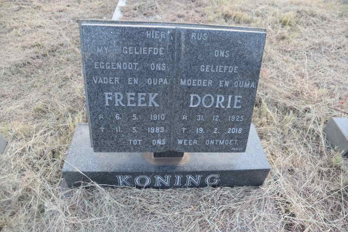 KONING Freek 1910-1983 & Dorie 1925-2018