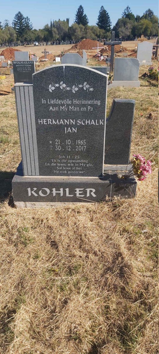KOHLER Hermann Schalk Jan  1965-2017