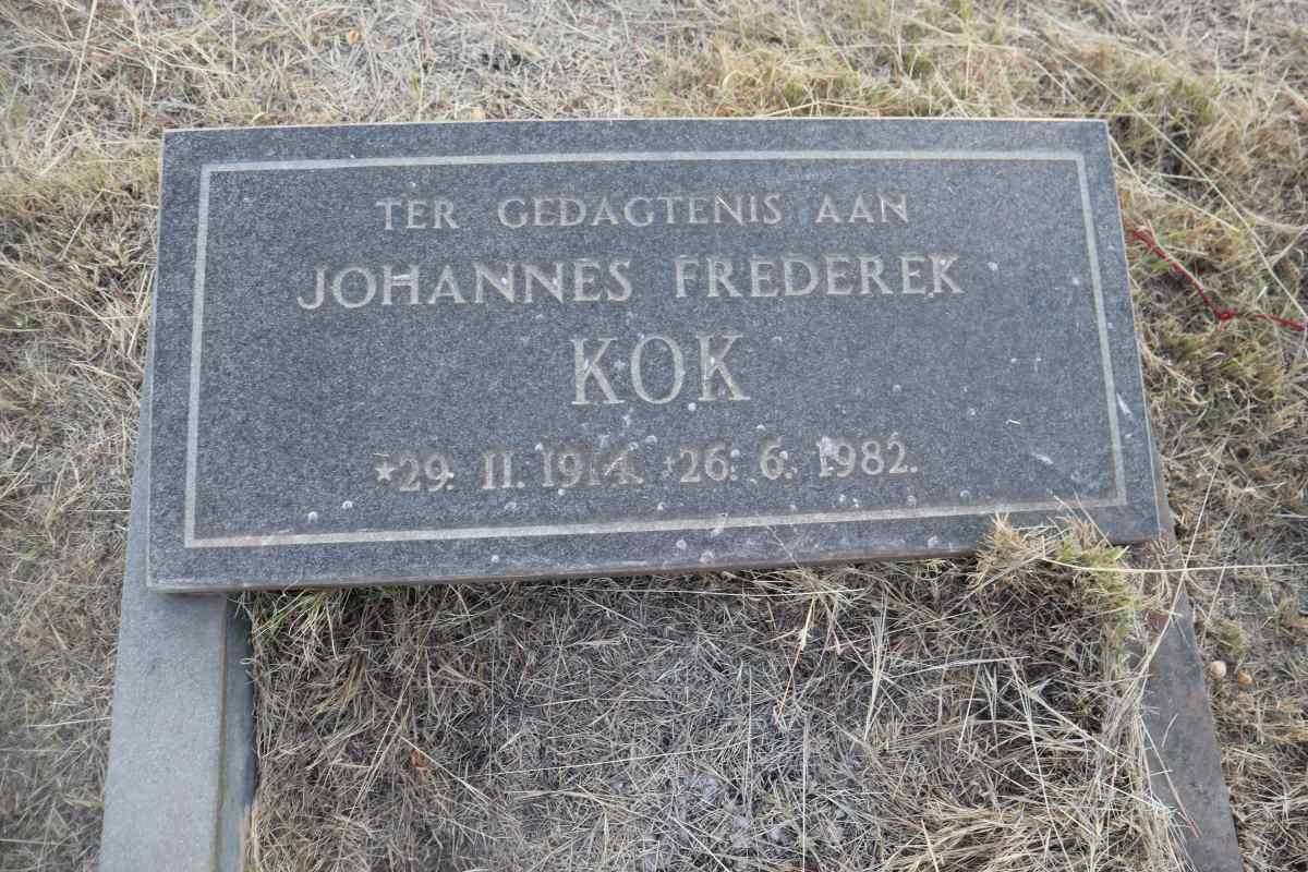 KOK Johannes Frederek 1914-1982