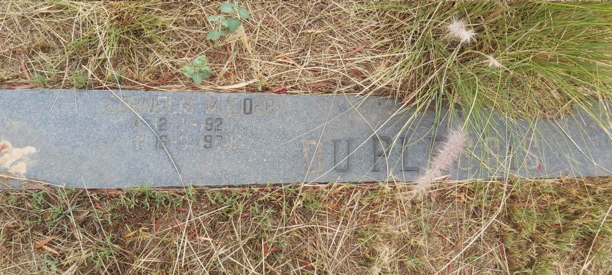 PLESSIS Cornelius M., du 1923-1973