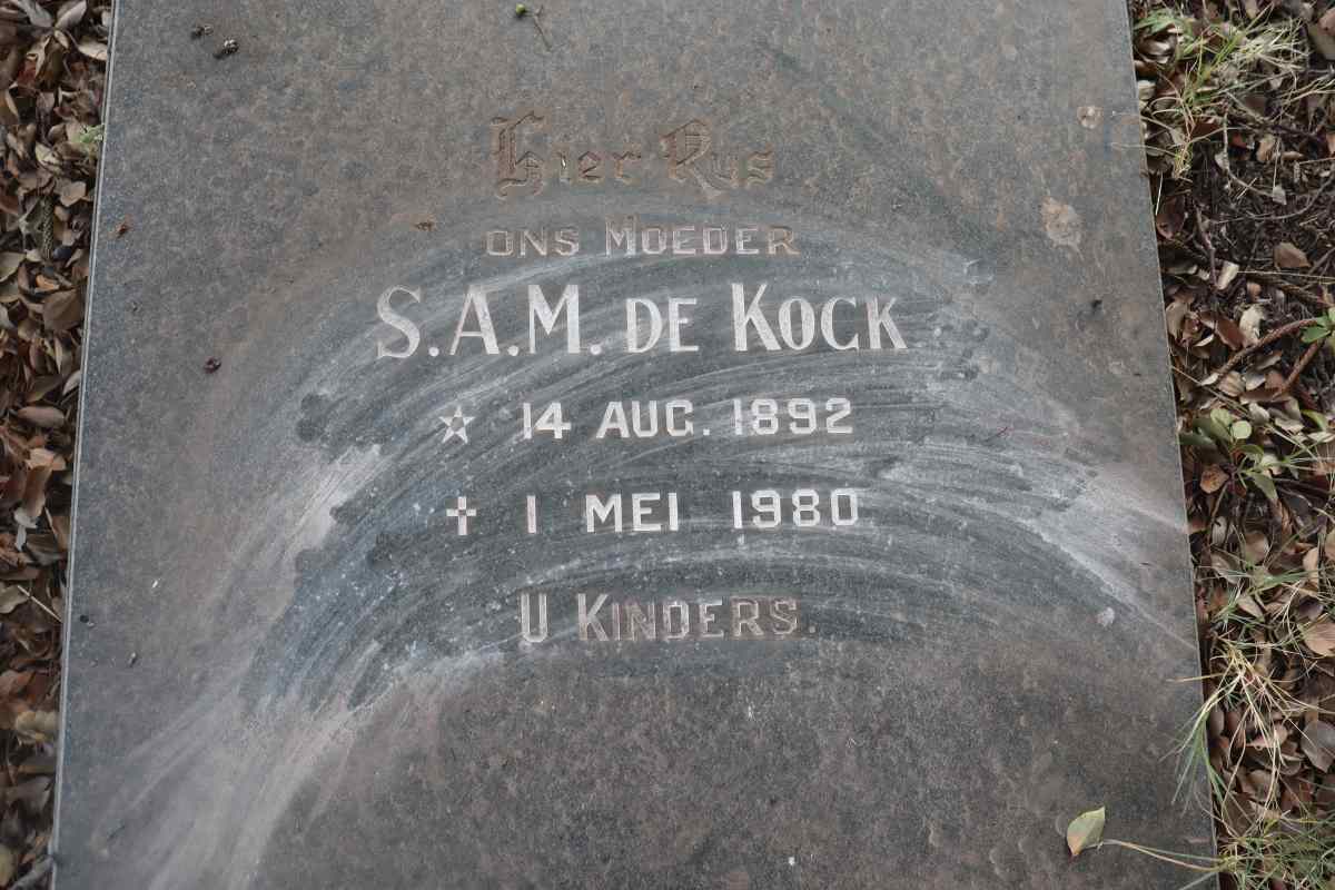 KOCK S.A.M., de 1892-1980
