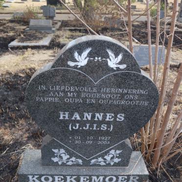 KOEKEMOER J.J.I.S. 1927-2003