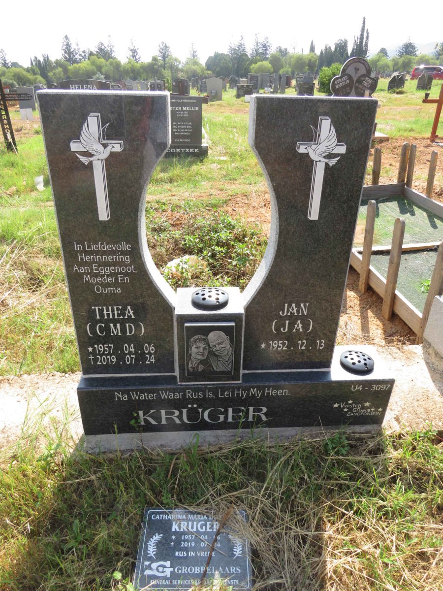 KRUGER J.A. 1952- & C.M.D. 1957-2019