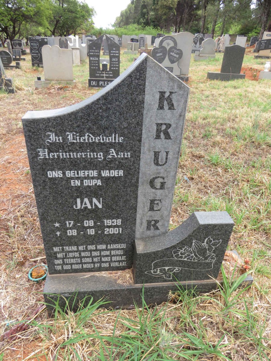KRUGER Jan 1938-2001