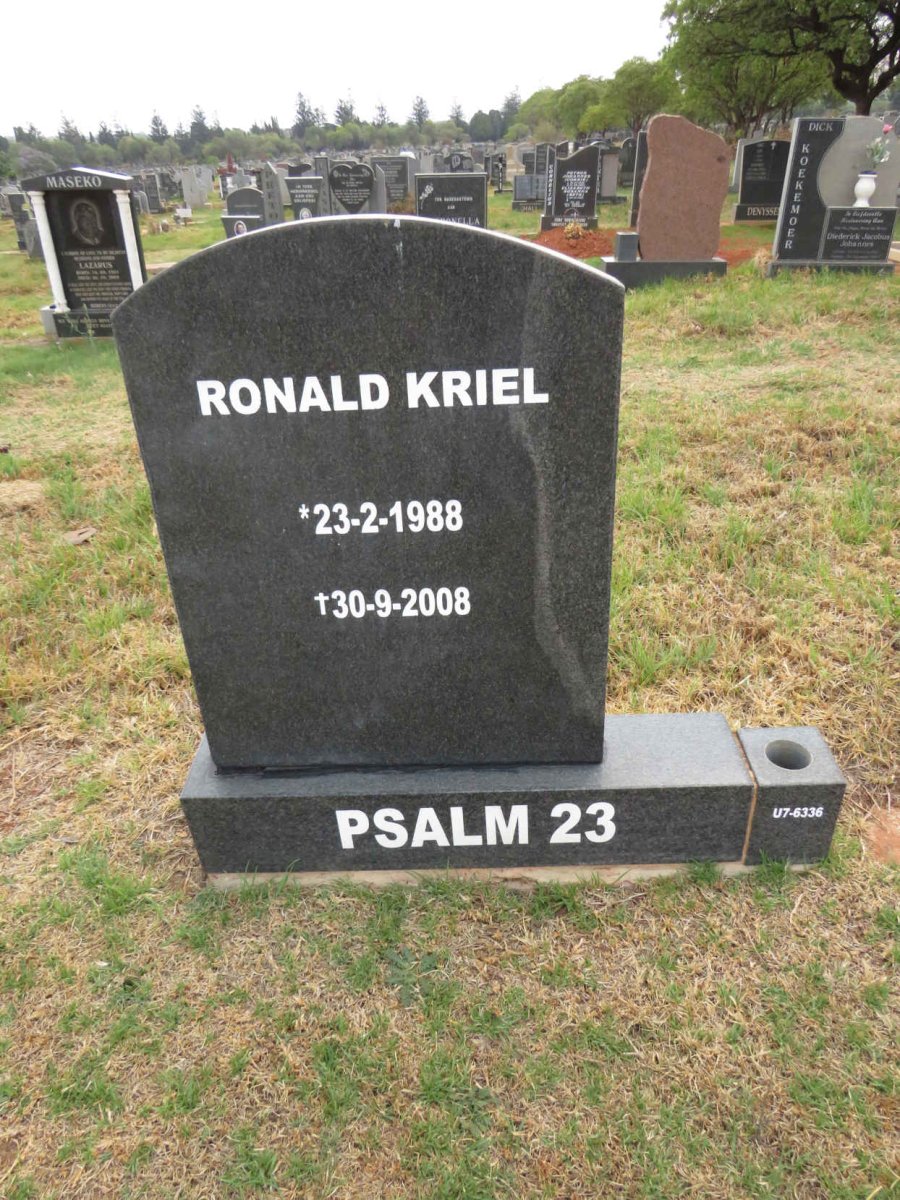 KRIEL Ronald 1988-2008