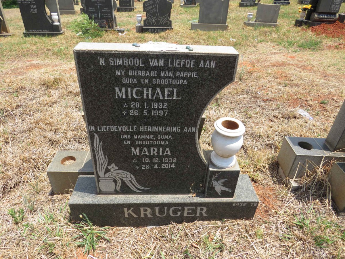 KRUGER Michael 1932-1997 & Maria 1932-2014