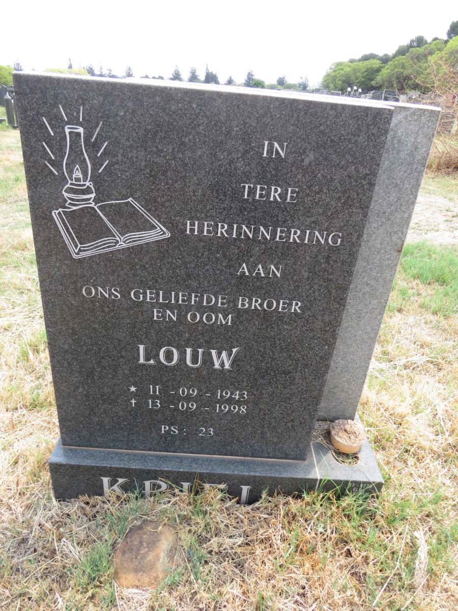 KRIEL Louw 1943-1998