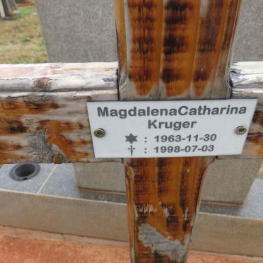 KRUGER Magdalena Catharina 1963-1998