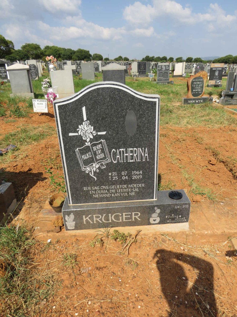 KRUGER Catherina 1964-2019 