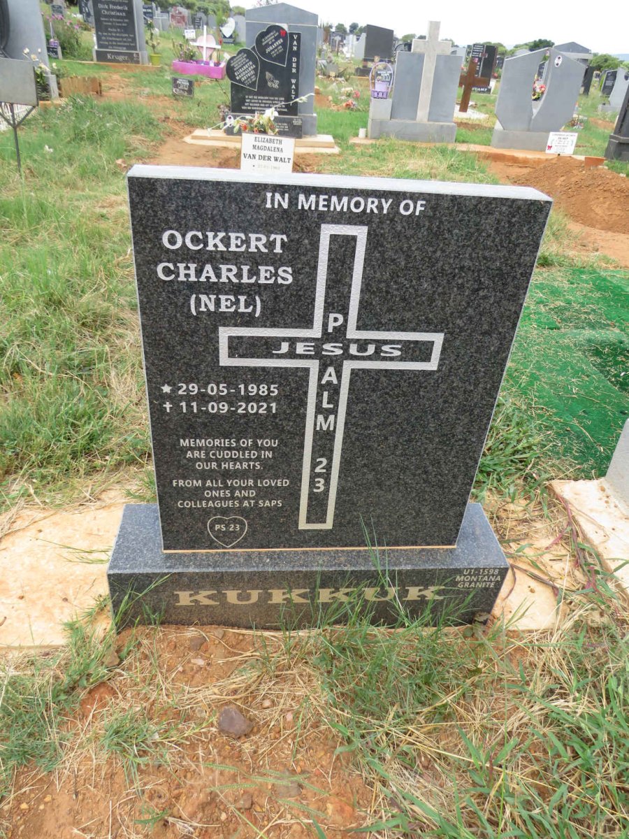 KUKKUK Ockert Charles 1985-2021 