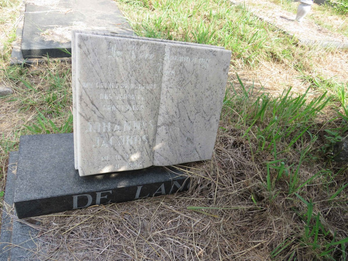 LANGE Johannes Jacobus, de 1931-1994 _1
