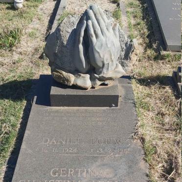 LOUW Daniel 1924-1981 &amp; Gertina Christina Adriana 1929-2005