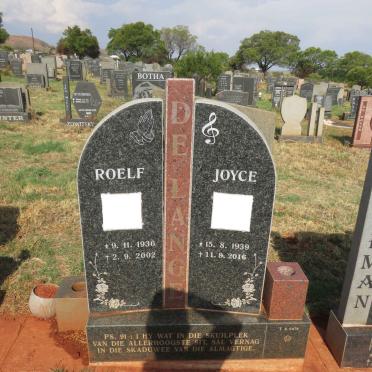 LANGE Roelf, de 1936-2002 & Joyce 1939-2016