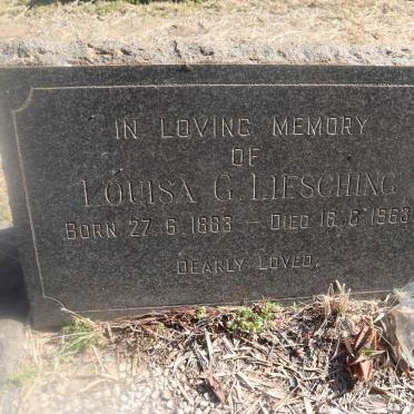 LIESCHING Louisa G. 1883-1963