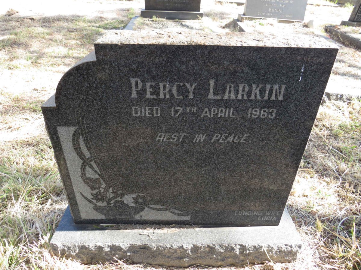 LARKIN Percy -1963