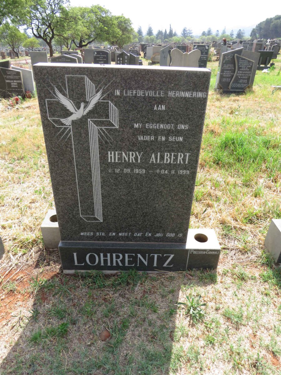 LOHRENTZ Henry Albert 1959-1999