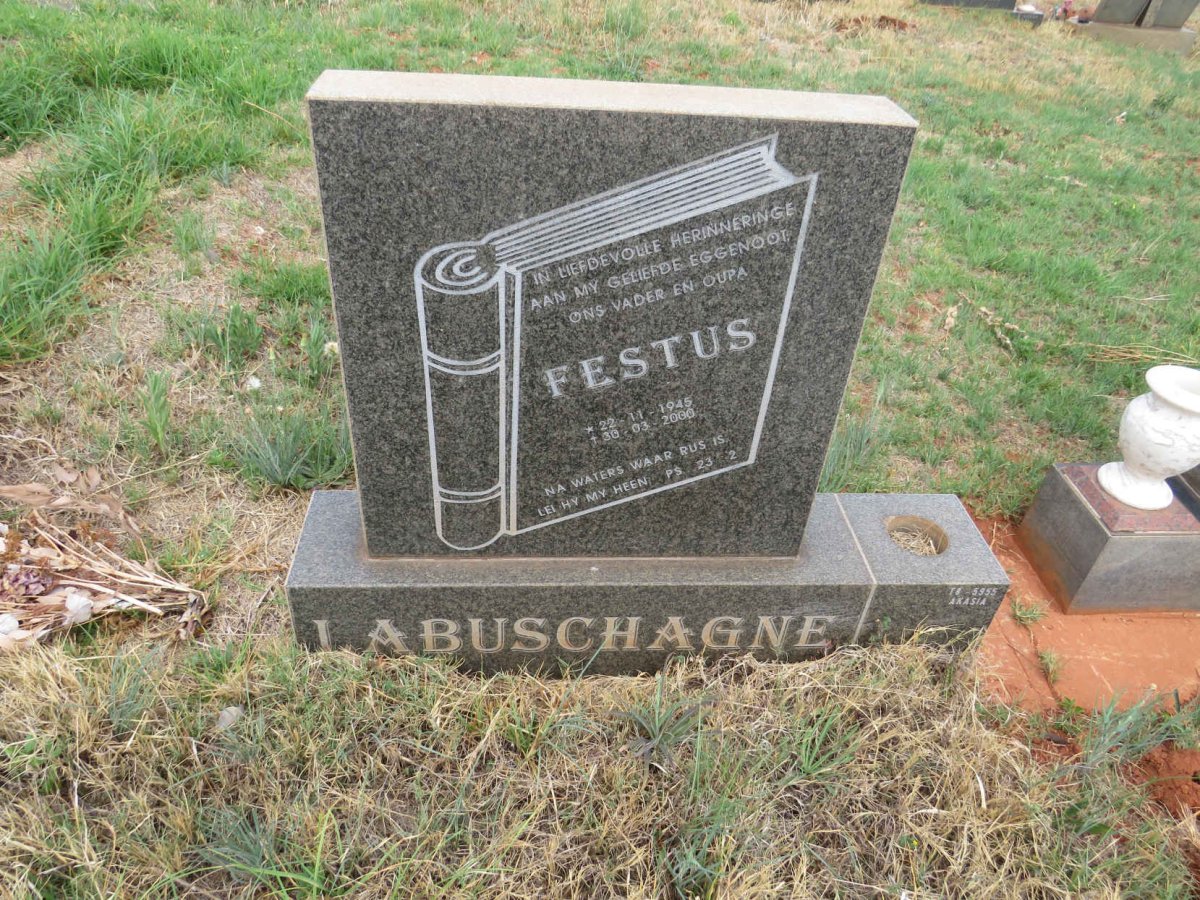 LABUSCHAGNE Festus 1945-2000