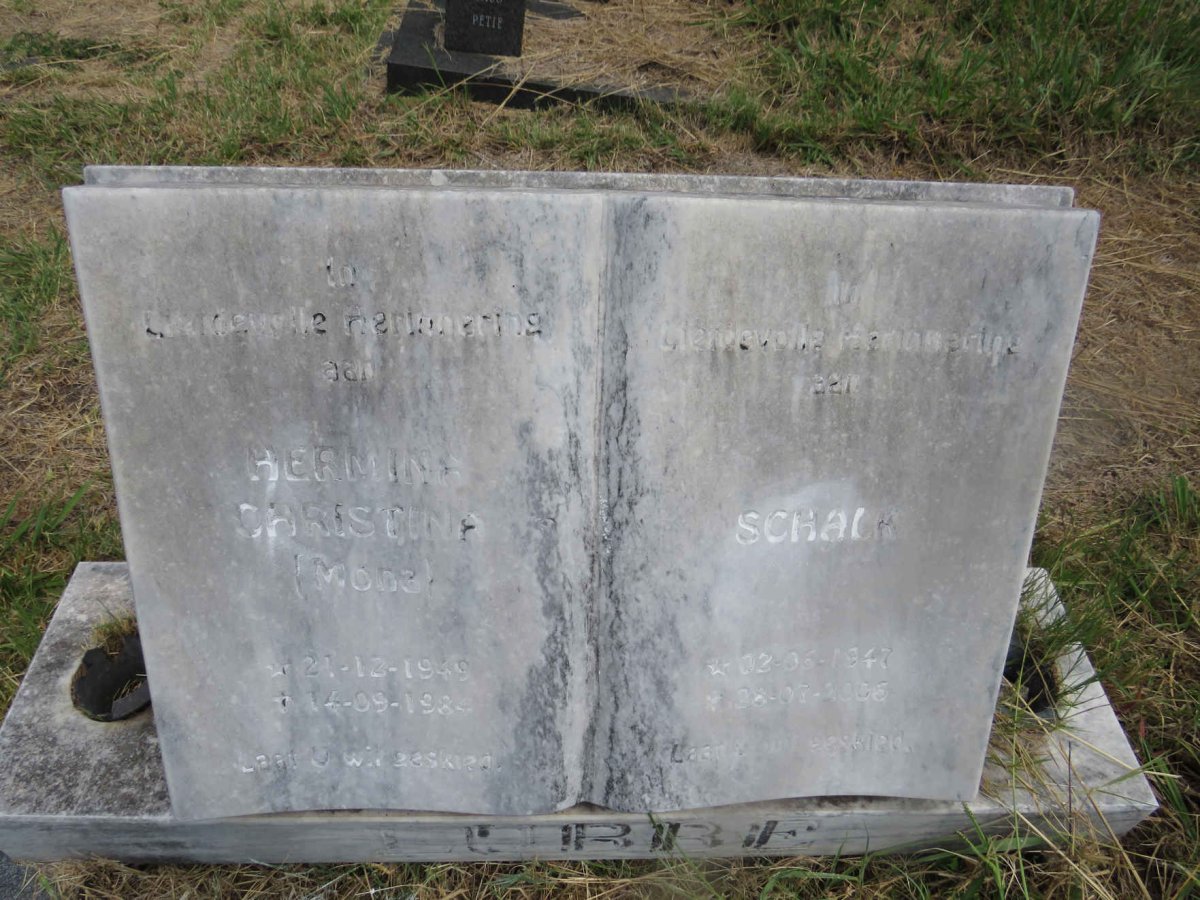 LUBBE Schalk 1947-2006 & Hermina Christina 1949-1984 