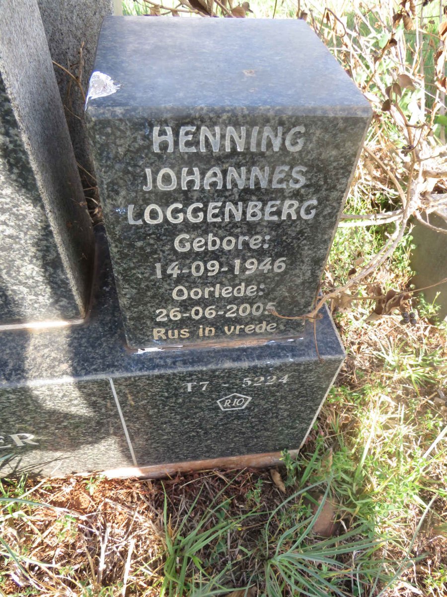 LOGGENBERG Henning Johannes 1968-2003 :: LOGGENBERG Henning Johannes 1946-2005_2