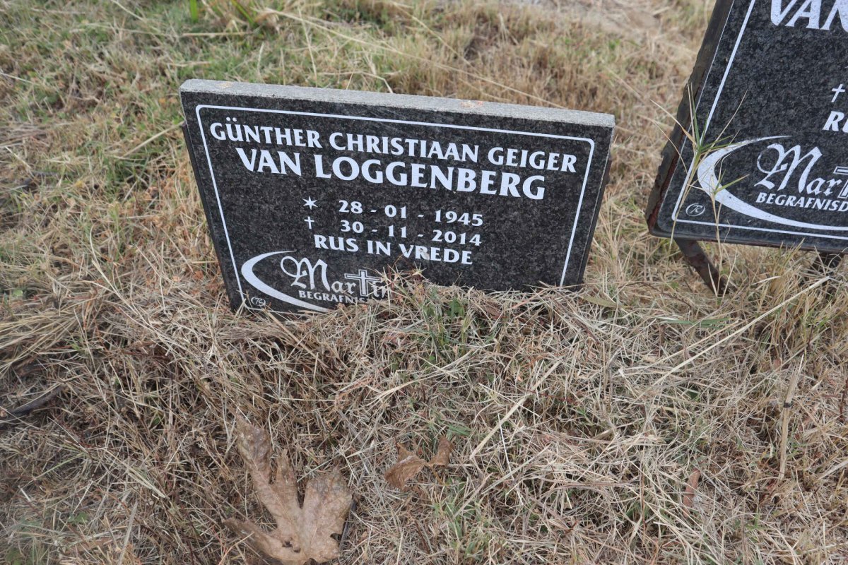 LOGGENBERG Gunther Christiaan Geiger, van 1945-2014 & Judith 1942-2010 _1