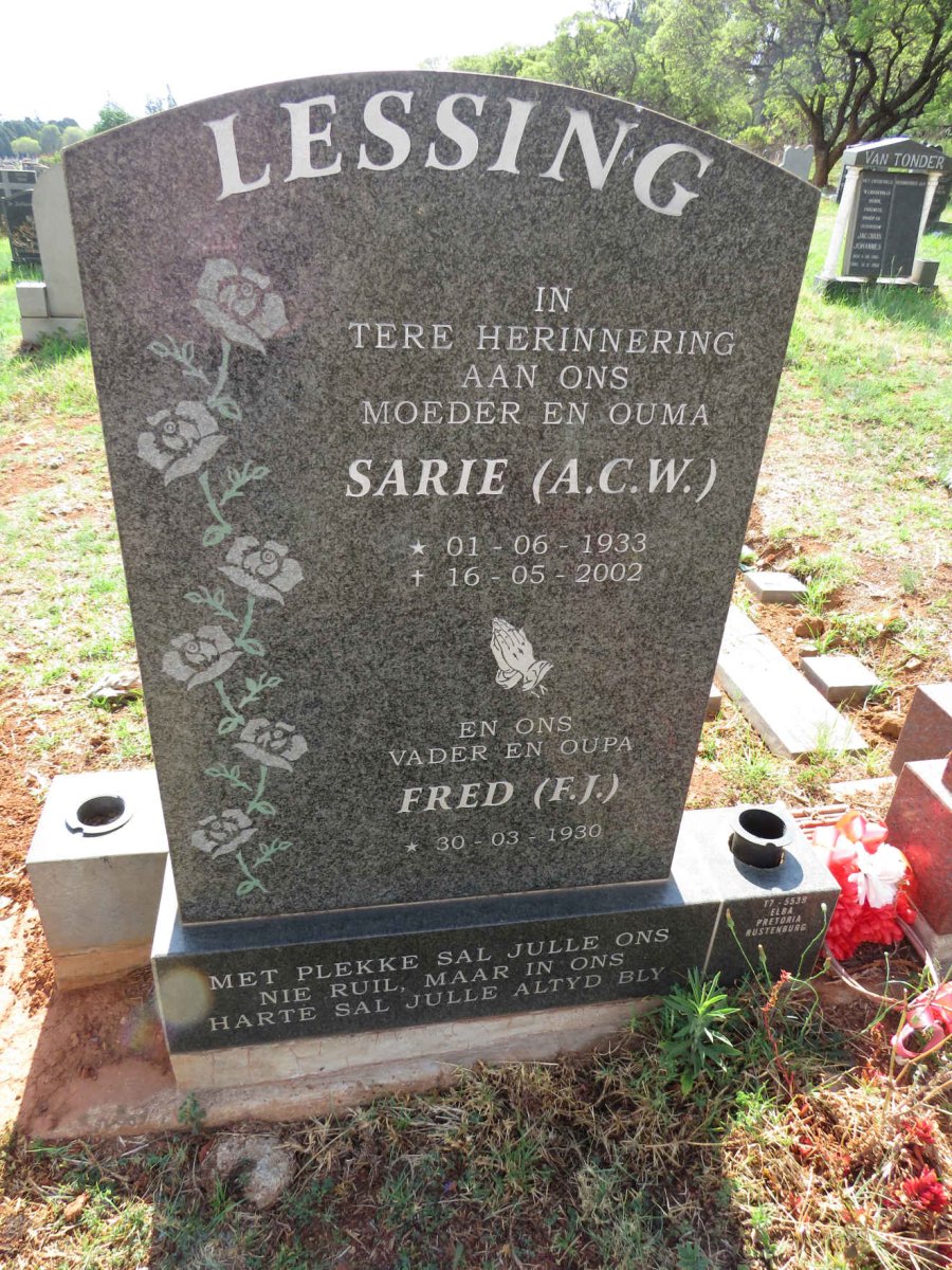 LESSING F.J. 1930- & A.C.W. 1933-2002