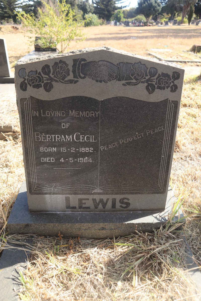 LEWIS Bertram Cecil 1882-1964