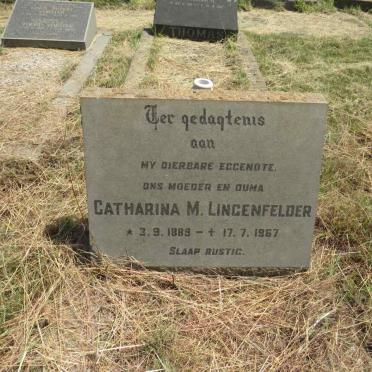 LINGENFELDER Catharina M. 1889-1967