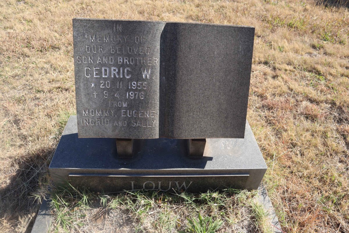 LOUW Cedric W. 1955-1976