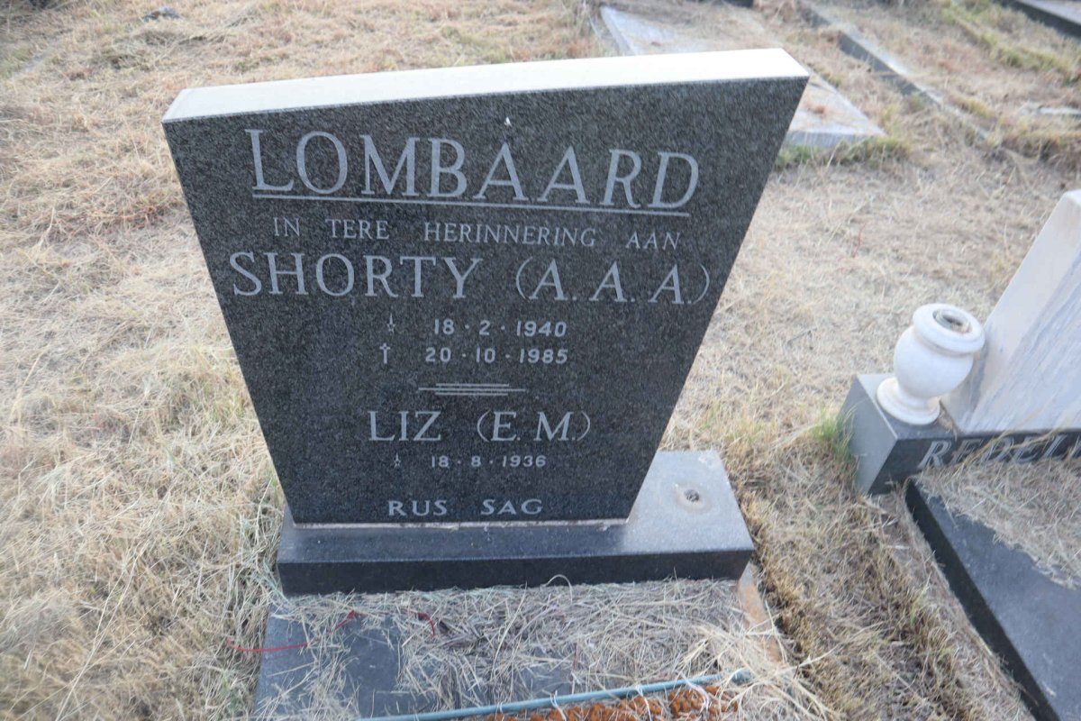 LOMBAARD A.A.A. 1940-1985 & E.M. 1936-