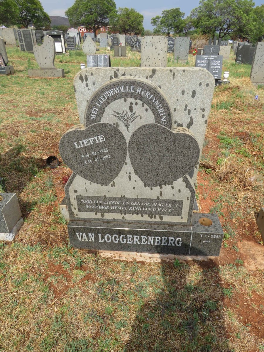 LOGGERENBERG Liefie, van 1943-2002