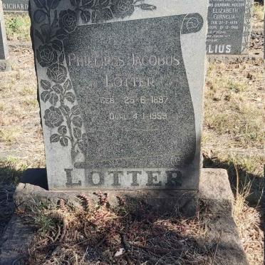 LÖTTER Phillipus Jacobus 1897-1959