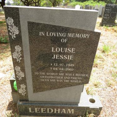 LEEDHAM Louise Jessie 1949-2002
