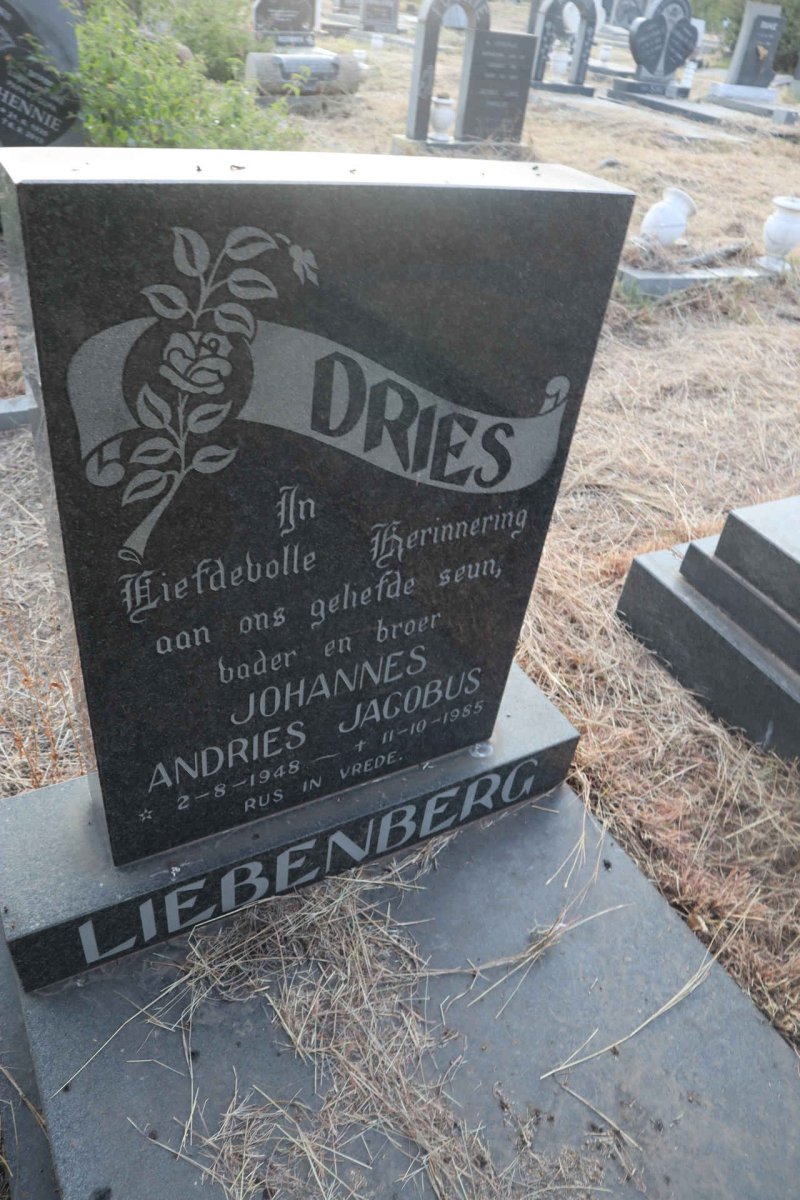 LIEBENBERG Johannes Andries Jacobus 1948-1985