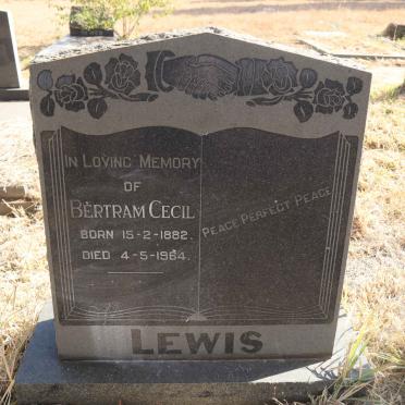 LEWIS Bertram Cecil 1882-1964