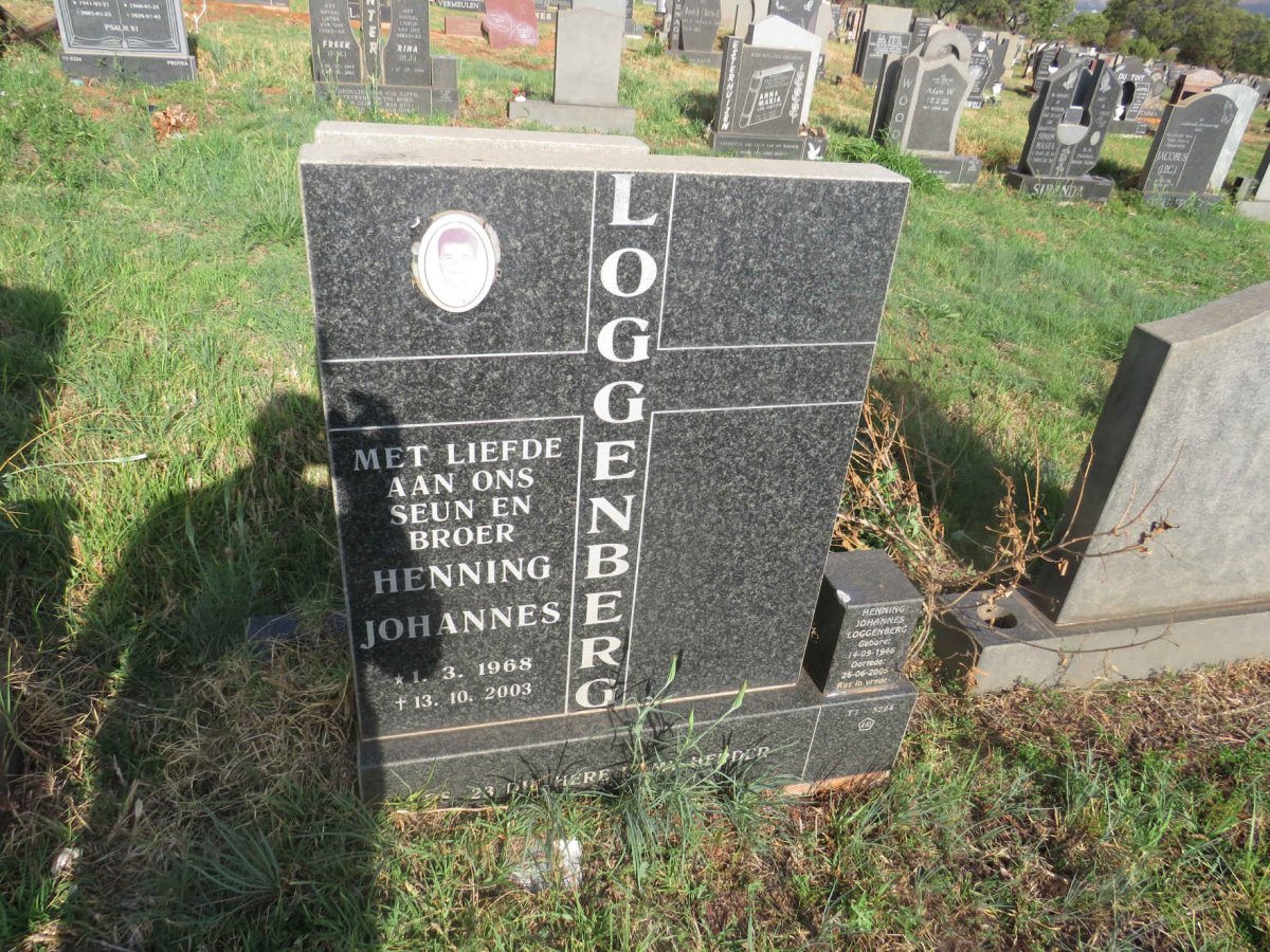 LOGGENBERG Henning Johannes 1968-2003 :: LOGGENBERG Henning Johannes 1946-2005_1