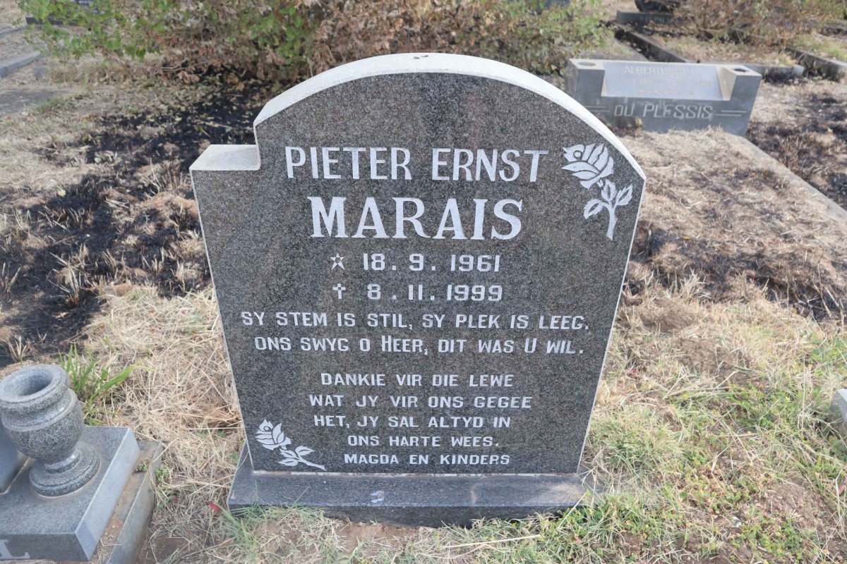 MARAIS Pieter Ernst 1961-1999