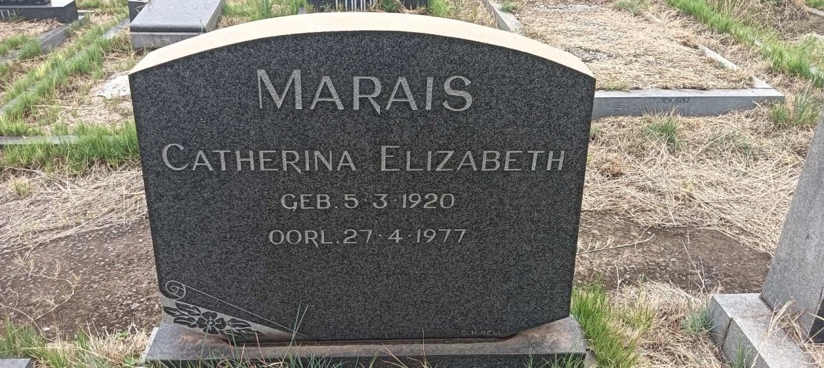 MARAIS Catherina Elizabeth 1920-1977