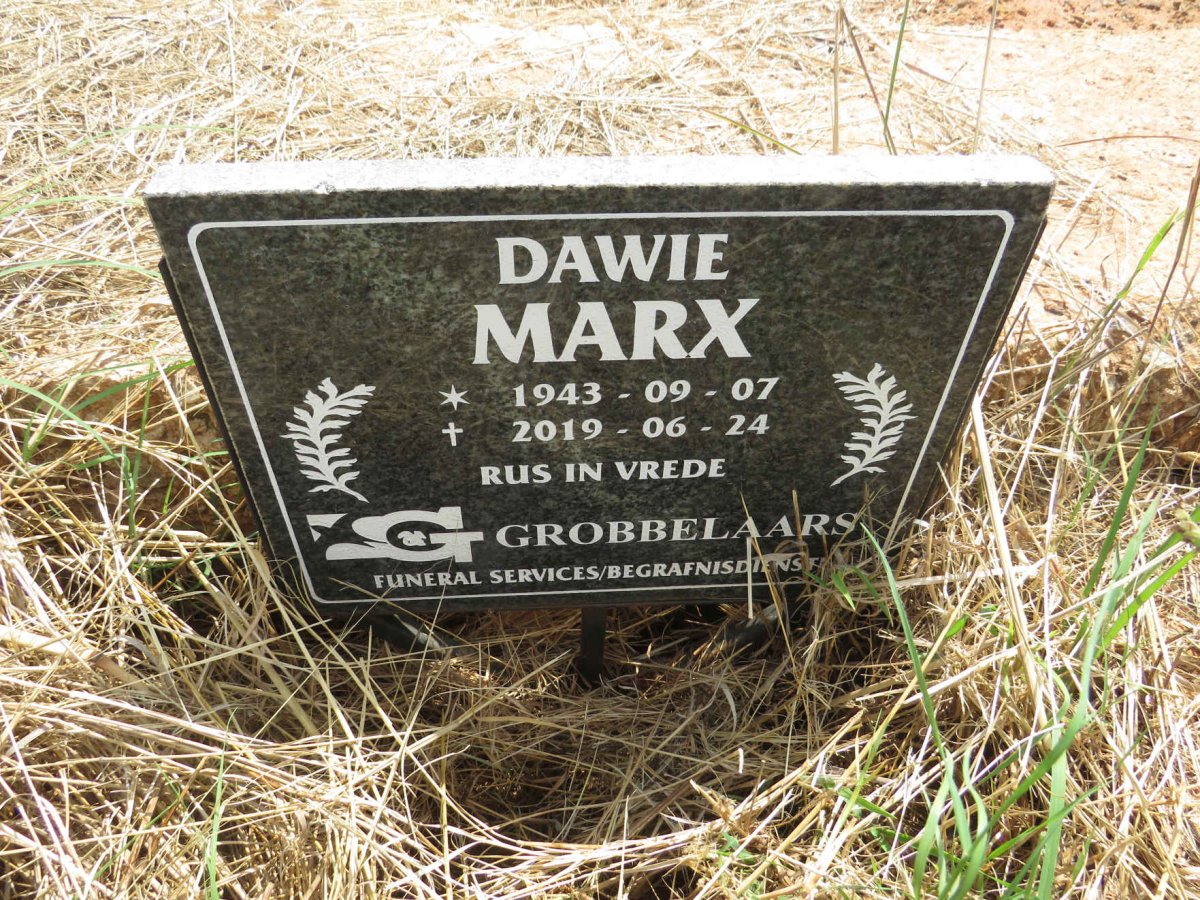 MARX Dawie 1943-2019