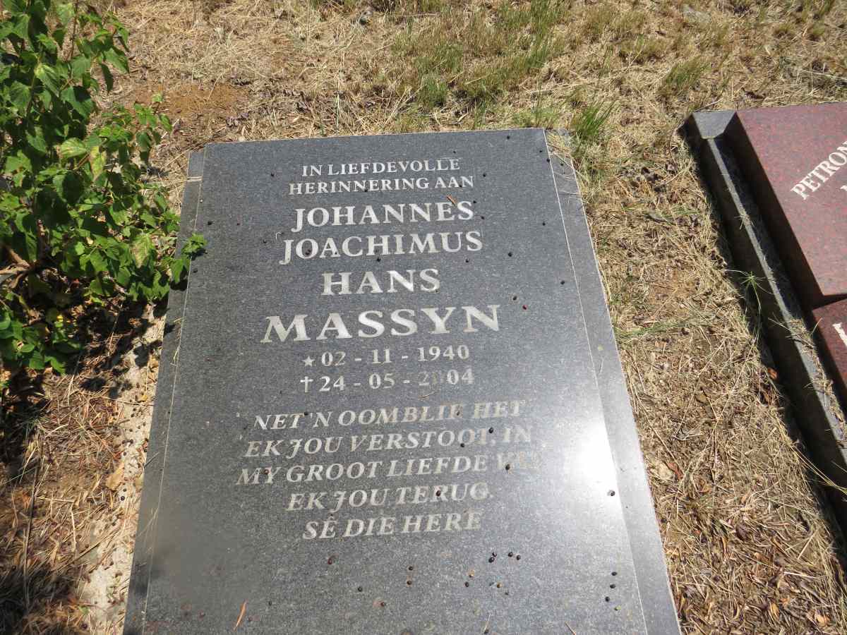 MASSYN Johannes Joachimus 1940-2004