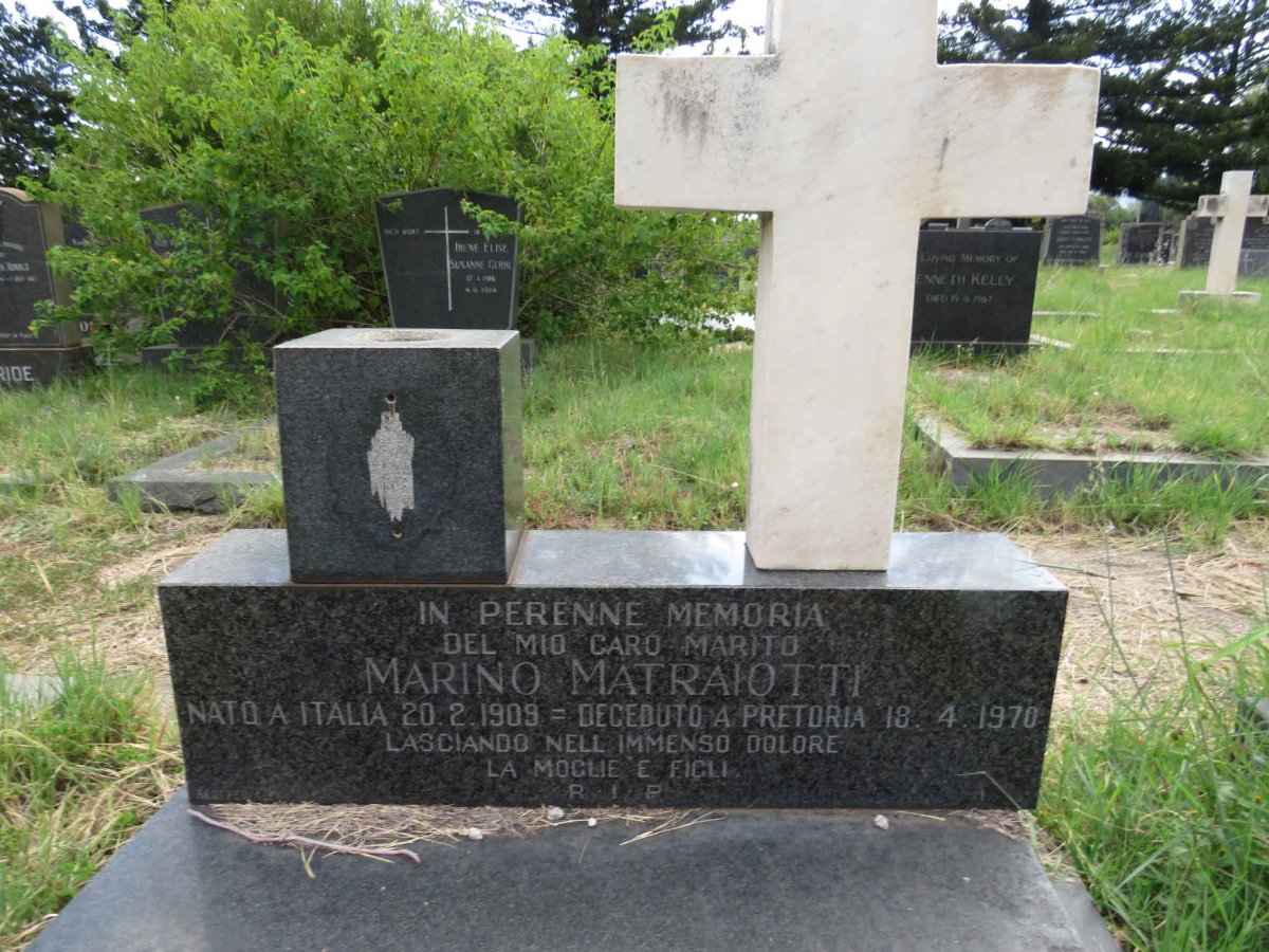 MATRAIOTTI Marino 1909-1970