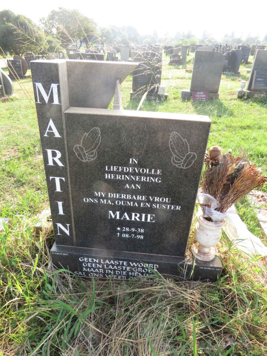 MARTIN Marie 1938-1998