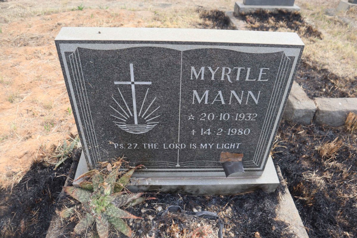 MANN Myrtle 1932-1980
