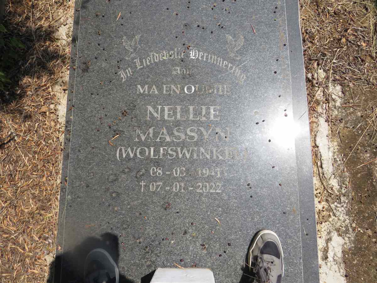 MASSYN Nellie nee WOLFSWINKEL 1941-2022