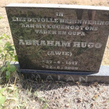 MALAN Abraham Hugo 1917-2000