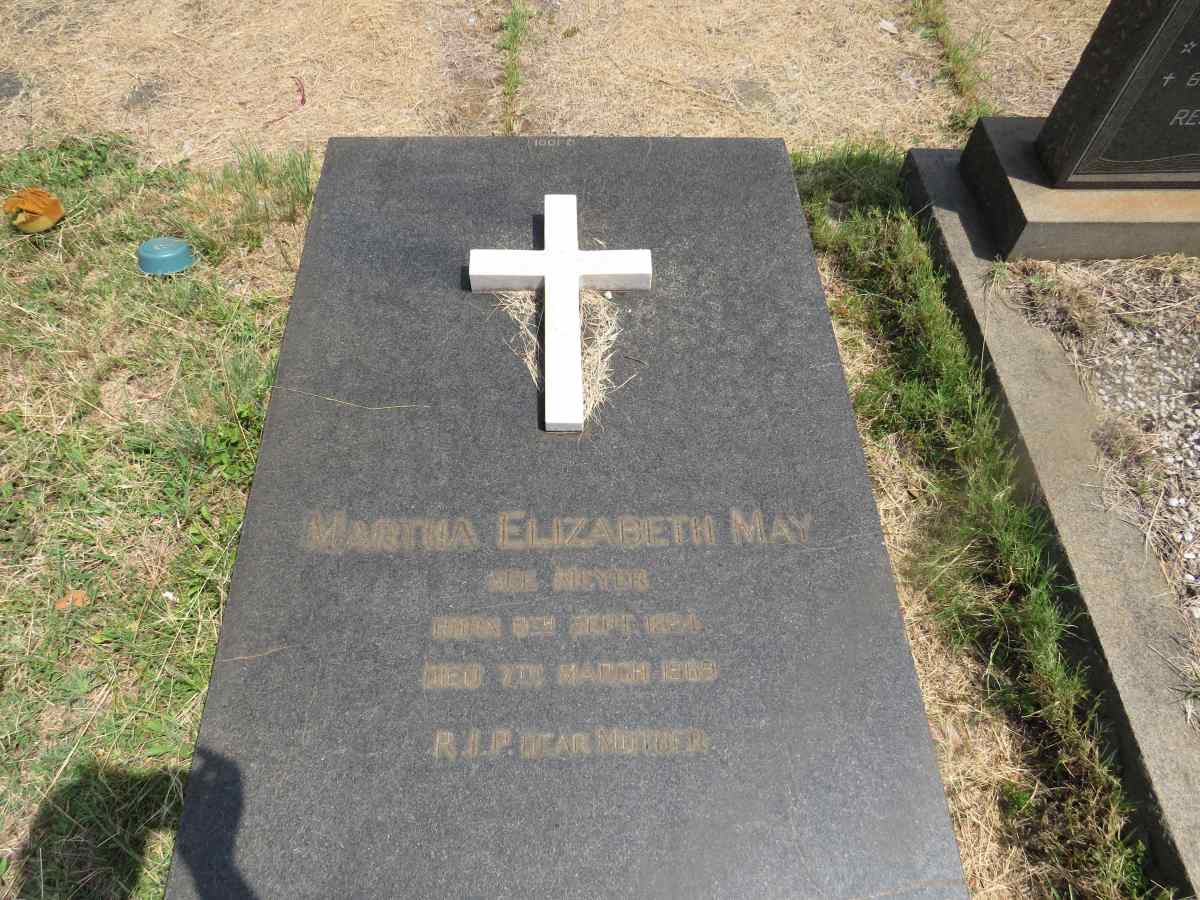 MAY Martha Elizabeth nee MEYER 1881-1969