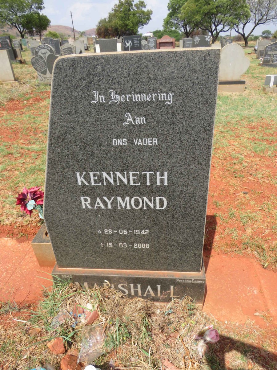 MARSHALL Kenneth Raymond 1942-2000